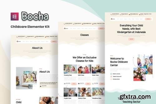 ThemeForest - Bocha v1.0.0 - Childcare Elementor Template Kit - 35133049