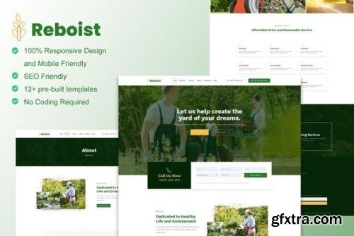 ThemeForest - Reboist v1.0.0 - Landscape & Gardening Elementor Template Kit - 35082418