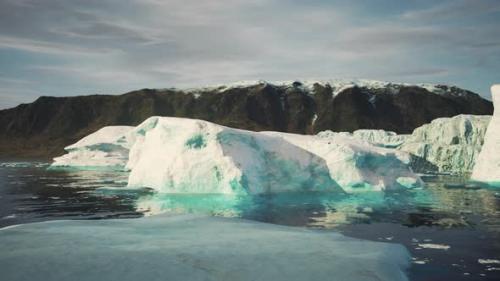 Videohive - Big Icebergs Near Greenland Region - 35165748 - 35165748