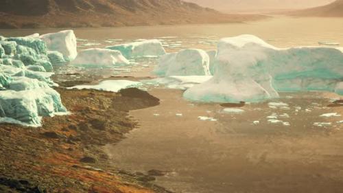 Videohive - Beautiful Landscape on Glacier in Iceland - 35165792 - 35165792