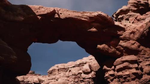 Videohive - Red Stone Arch in Grand Canyon Park - 35167506 - 35167506