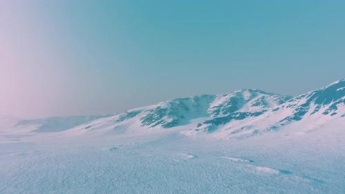 Videohive - Snowed Mountains in Alaska with Fog - 35167518 - 35167518