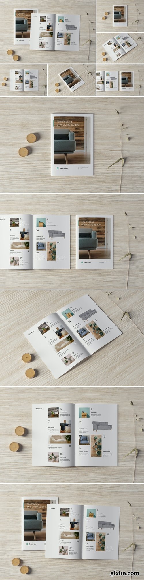 Brochure and Catalog Mockups