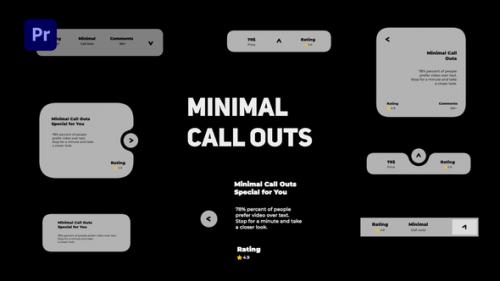 Videohive - Minimal Call Outs MOGRT - 35168282 - 35168282