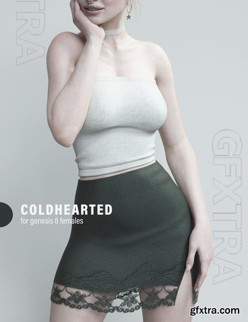 dForce Coldhearted Outfit for Genesis 8 Female(s)