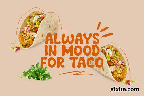 Taco Crispy Font