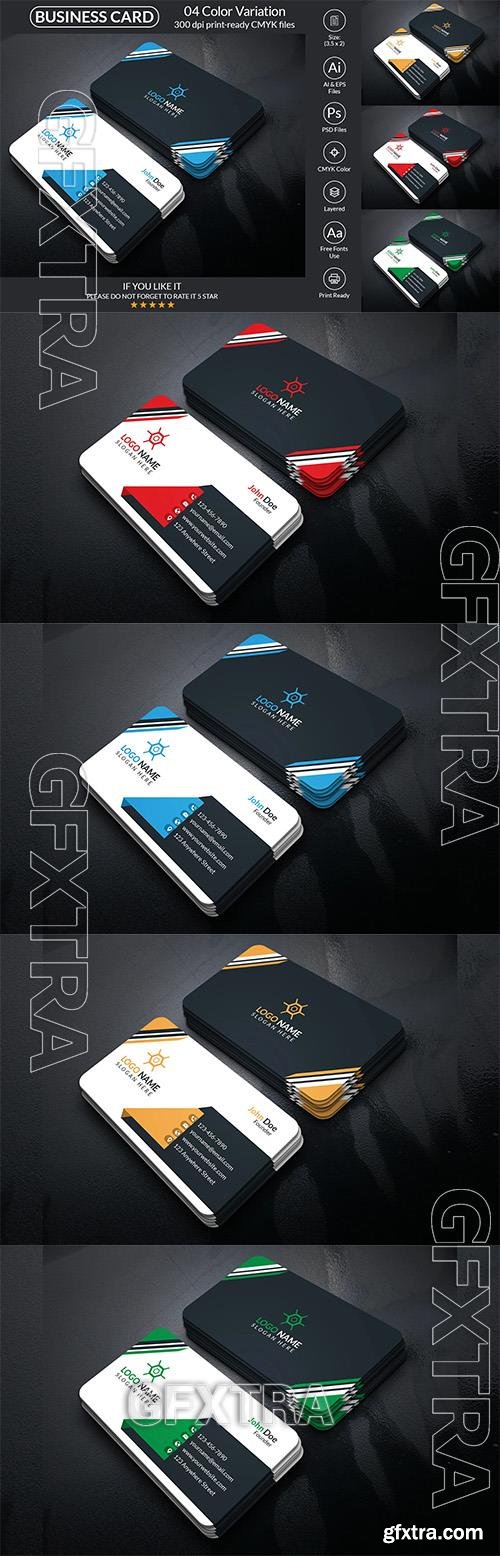 Business Card Design Corporate Template Corporate Identity o94111