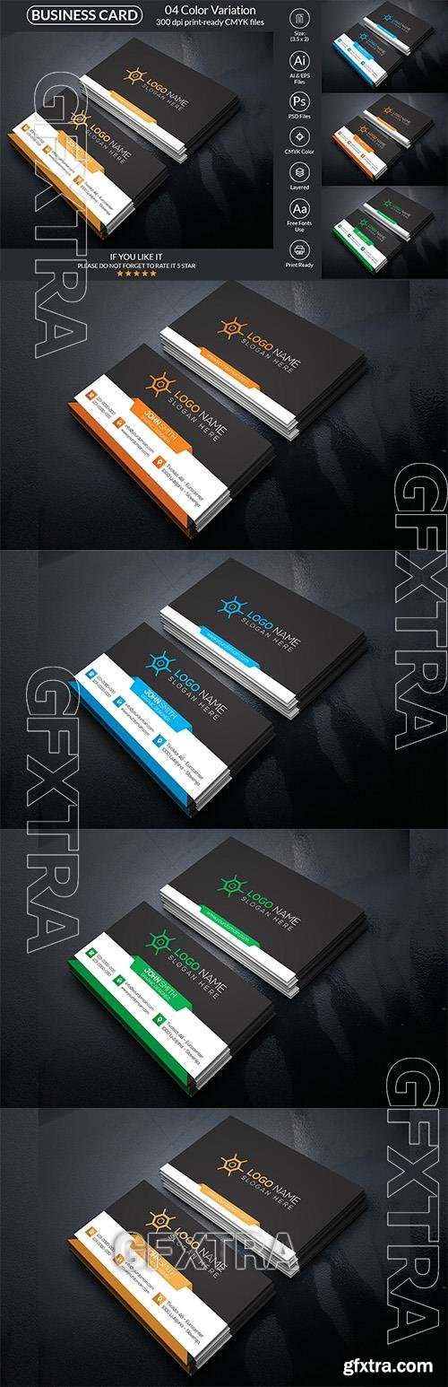 Business Card Design - Corporate Identity Template o77156