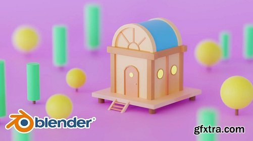 Blender 3D: Easy Home in the Woods