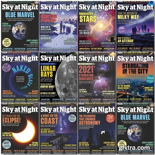 BBC Sky at Night - 2021 Full Year Issues Collection