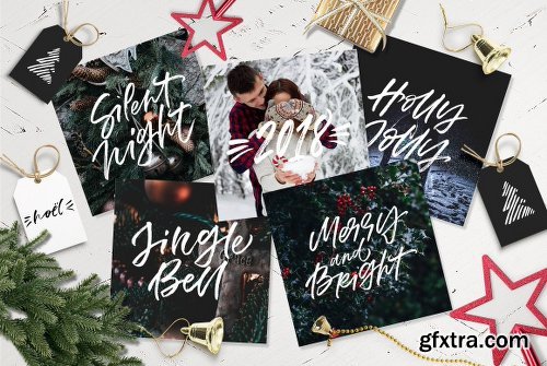 35 Christmas Overlays