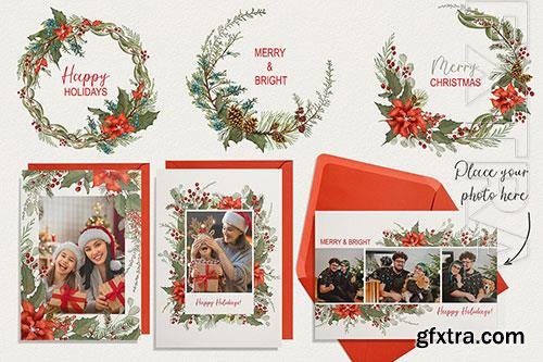 Christmas Personalized Photo Frames and Wreaths