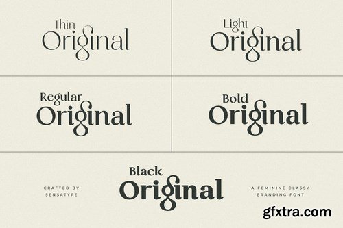 Original - Classy Branding Font