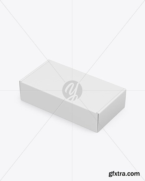 Paper Box Mockup - Half Side View 47998