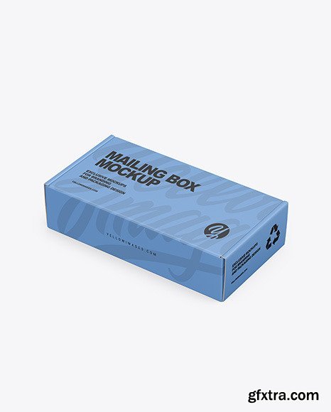 Paper Box Mockup - Half Side View 47998