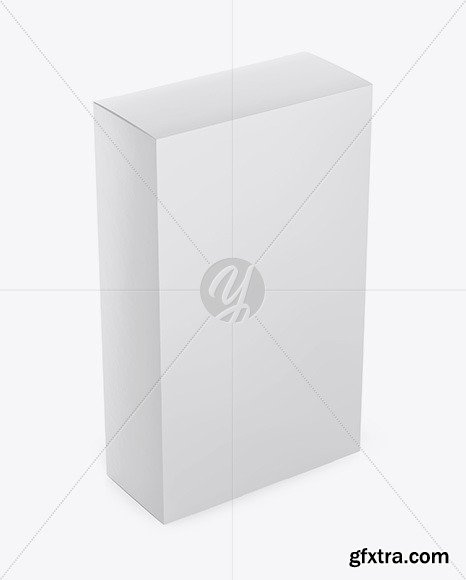 Paper Box Mockup - Half Side View 47985