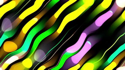 Videohive - Abstract Vertical Wavy Colorful Stripes 4K - 35199718 - 35199718