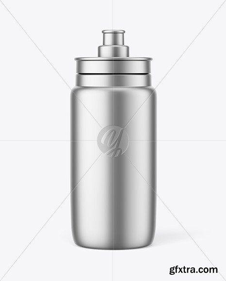 Matte Metallic Sport Bottle Mockup 86908