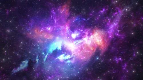 Videohive - Fly Through Stars in Outer Space Nebula Supernova Galaxy Journey - 35156773 - 35156773