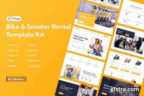 ThemeForest - Trical v1.0.0 - Bike & Scooter Rental Elementor Template Kit - 35225437