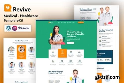 ThemeForest - Revive v1.0.3 - Medical Elementor Template Kit - 35144730