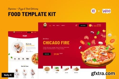 ThemeForest - Pipirima v1.0.0 - Pizza & Food Delivery Elementor Template Kit - 35202400