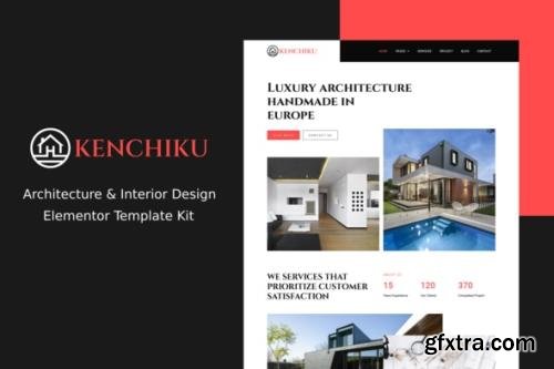 ThemeForest - Kenchiku v1.0.0 - Architecture & Interior Design Elementor Template Kit - 35145559