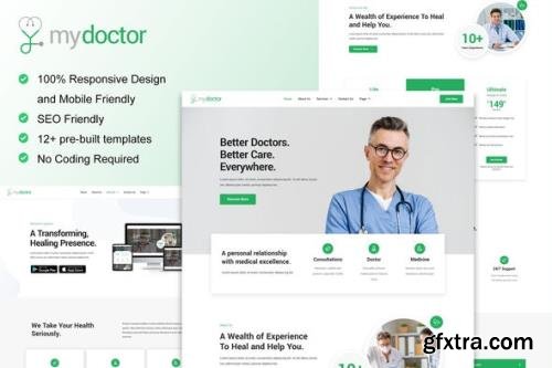 ThemeForest - MyDoctor v1.0.0 - Doctor On Demand Elementor Template Kit - 35218857