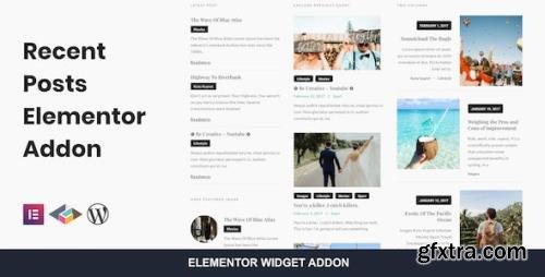 CodeCanyon - Recent Posts Elementor Addon v1.0.0 - 35211999