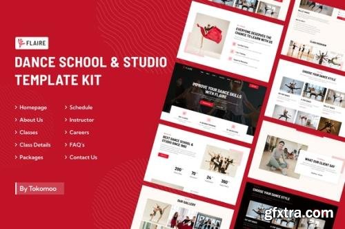 ThemeForest - Flaire v1.0.0 - Dance School & Studio Elementor Template Kit - 35216730