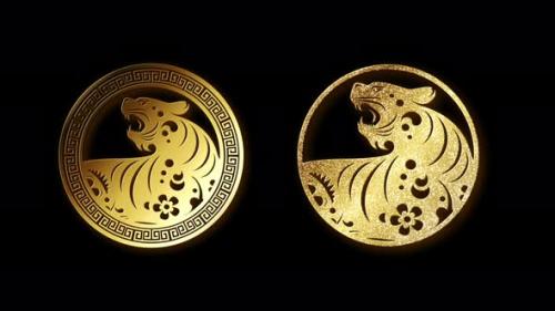Videohive - Chinese zodiac Astrological Sign Year of the Tiger 04 - 35159378 - 35159378