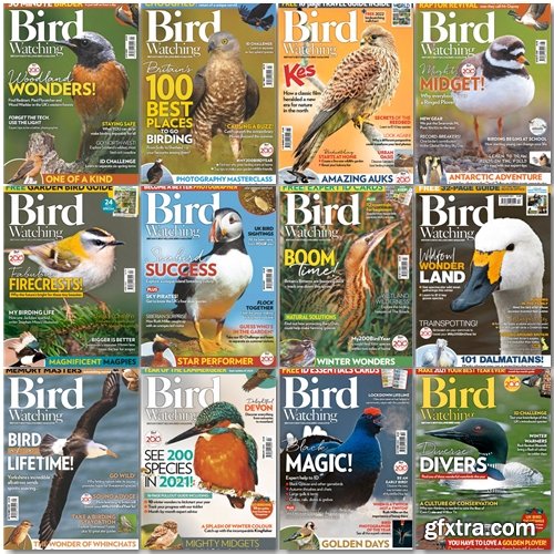 Bird Watching UK - 2021 Full Year Issues Collection