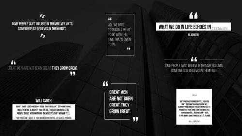 Videohive - Modern Quotes | Premiere Pro Templates - 35220141 - 35220141