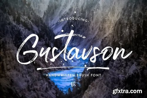 Gustavson Script Font Font Family - 2 Fonts
