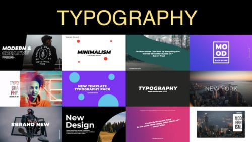 Videohive - Typography Slides | Premiere Pro - 35221321 - 35221321