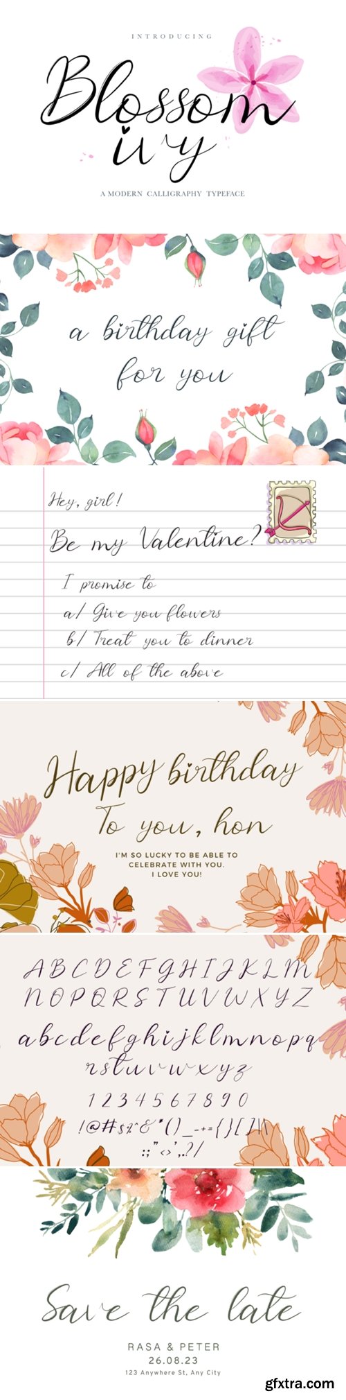 Blossom Ivy Font