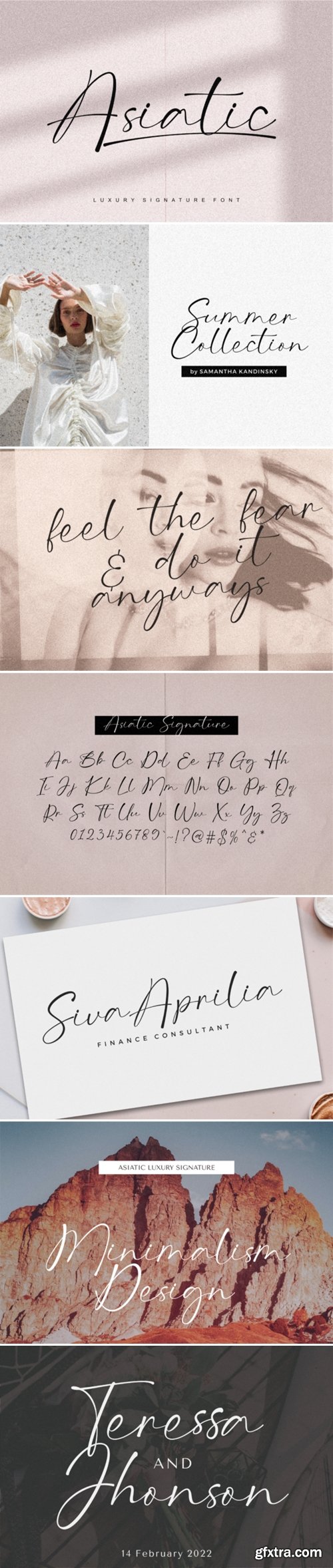 Asiatic Signature Script Font