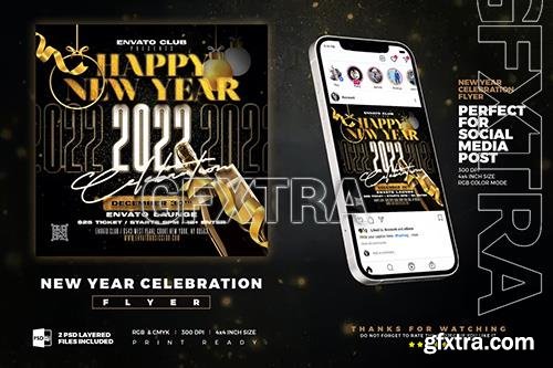 Happy New Year Flyer 4FEKS23