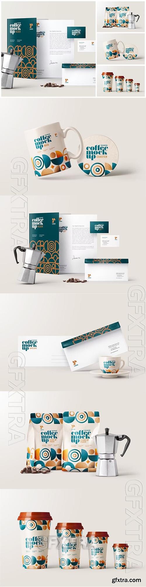 Coffee Branding Mockup Set SPU2V4U