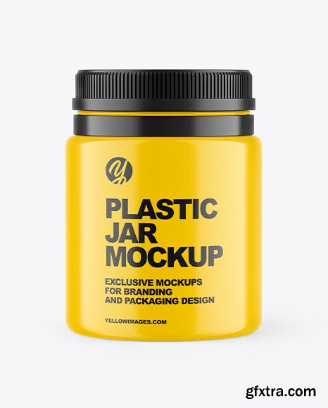 Plastic Medicines Jar Mockup 87859