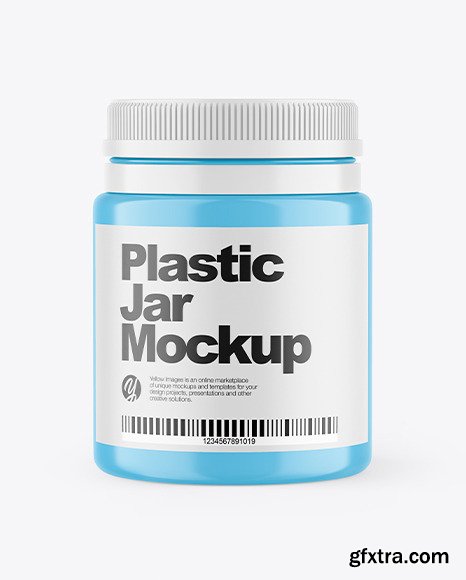 Plastic Medicines Jar Mockup 87859