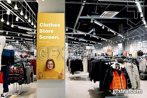 Clothes Brand Store Screen Mock-Up A8VYW5W