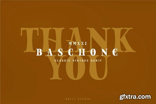 Baschone Font