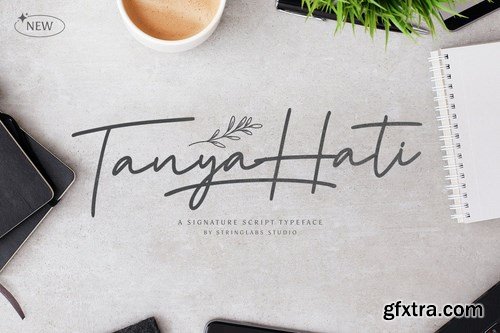 Tanya Hati - Signature Script Font