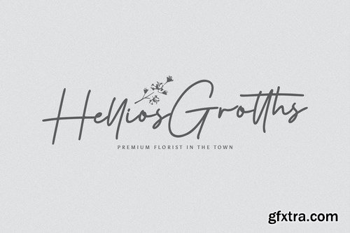 Tanya Hati - Signature Script Font