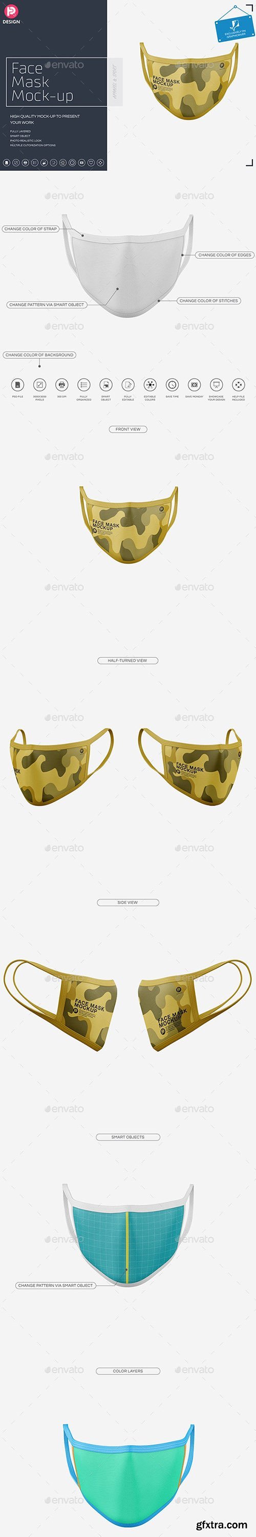 Face Mask Mockup 26209292