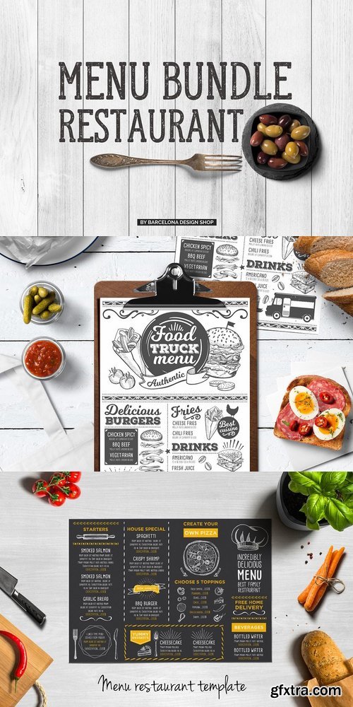 Food Menu Templates Bundle 2133251