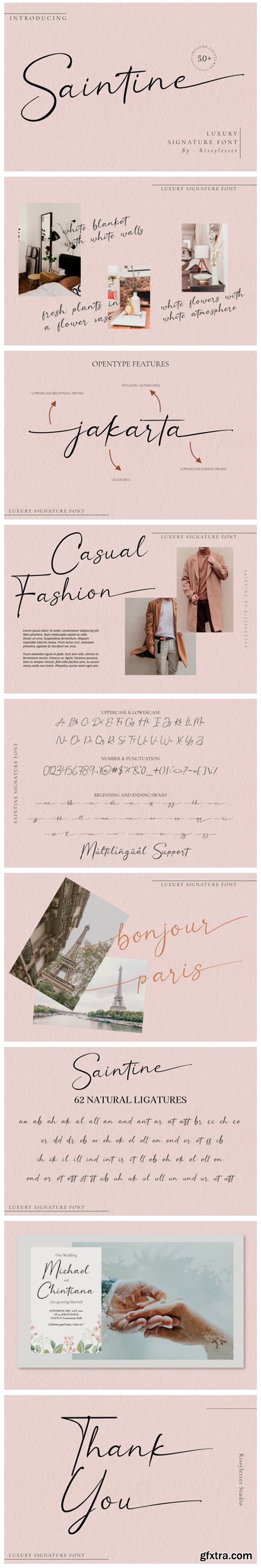 Saintine Font