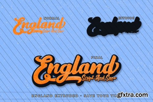 England Script Font Family - 4 Fonts