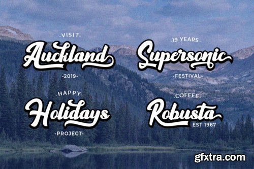 England Script Font Family - 4 Fonts